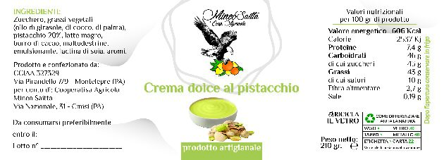Crema dolce al Pistacchio Siciliano Gr. 150 - immagine 2