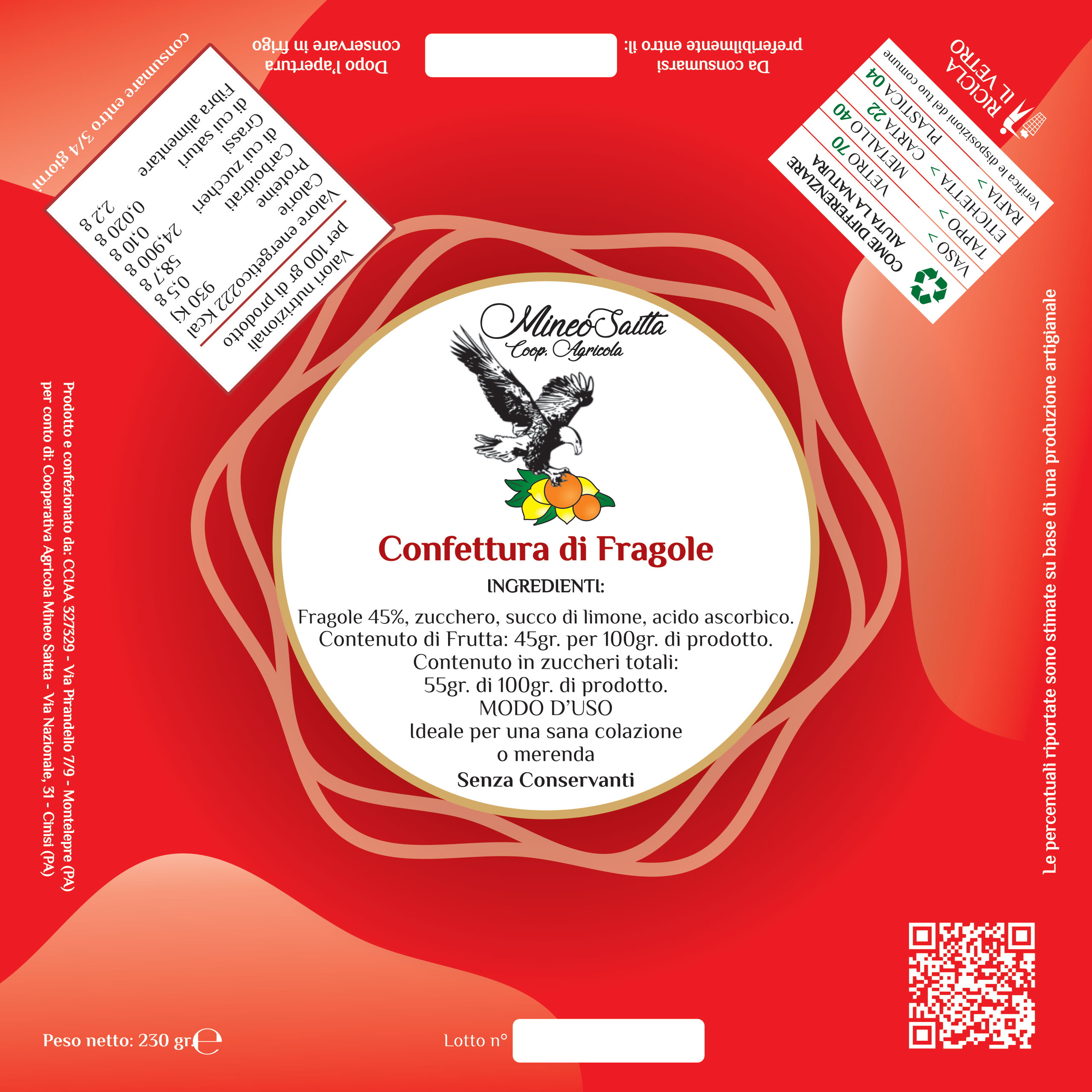 Confettura di Fragole Gr. 230 - immagine 2