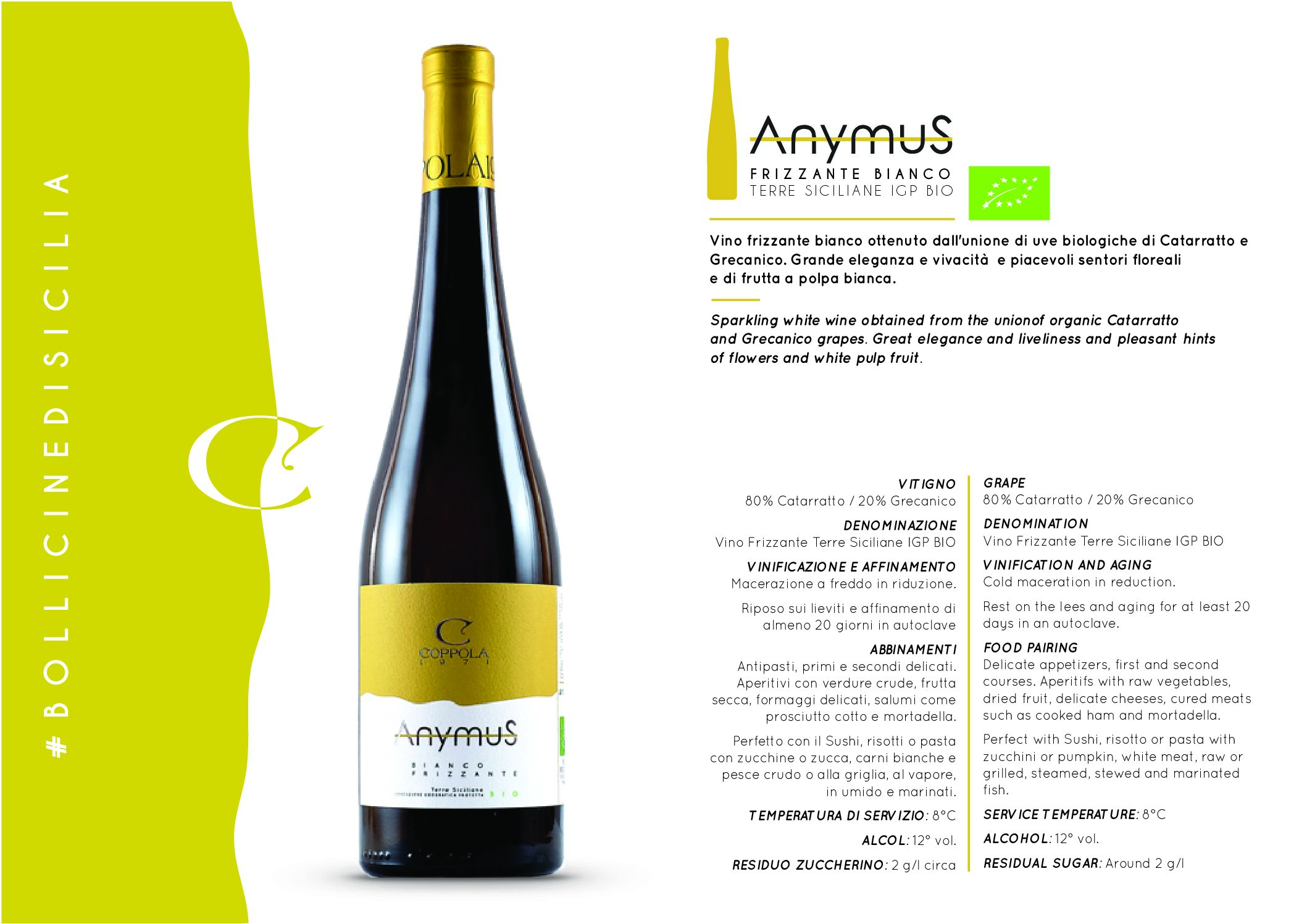Vino Spumante " Anymus " - immagine 3