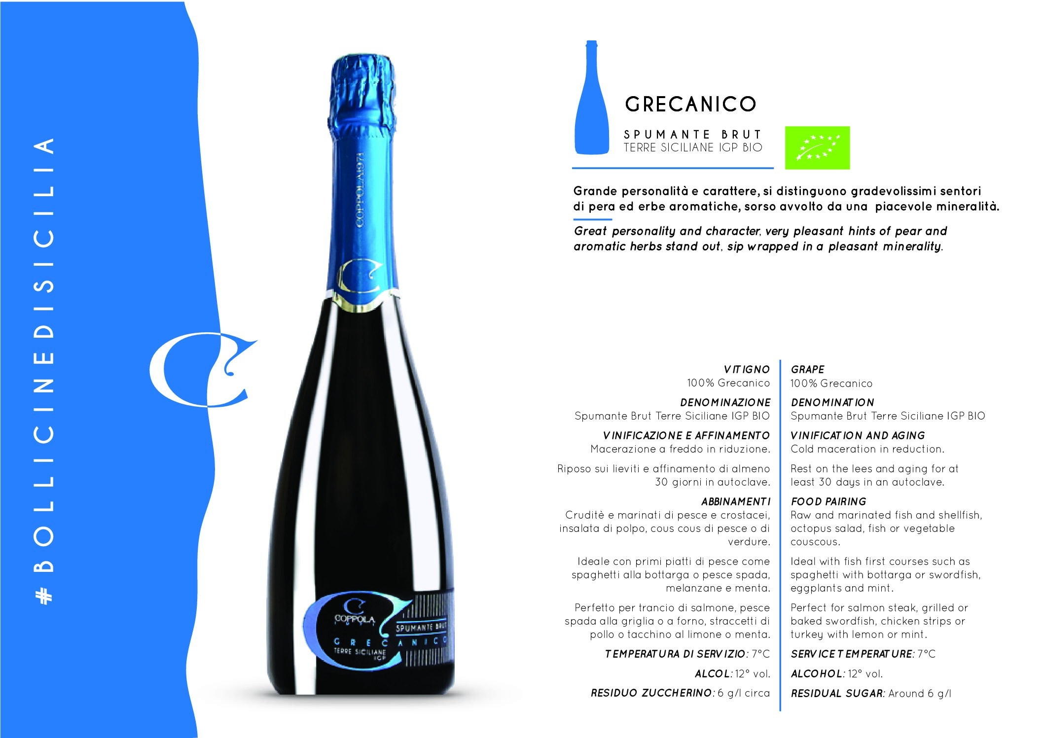 Spumante Brut "Grecanico" - immagine 3