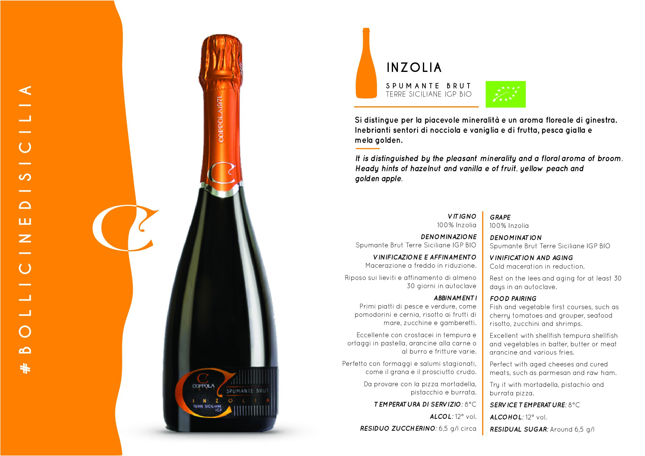 Spumante Brut "Inzolia" - immagine 3