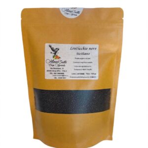Lenticchie nere siciliane Gr. 500