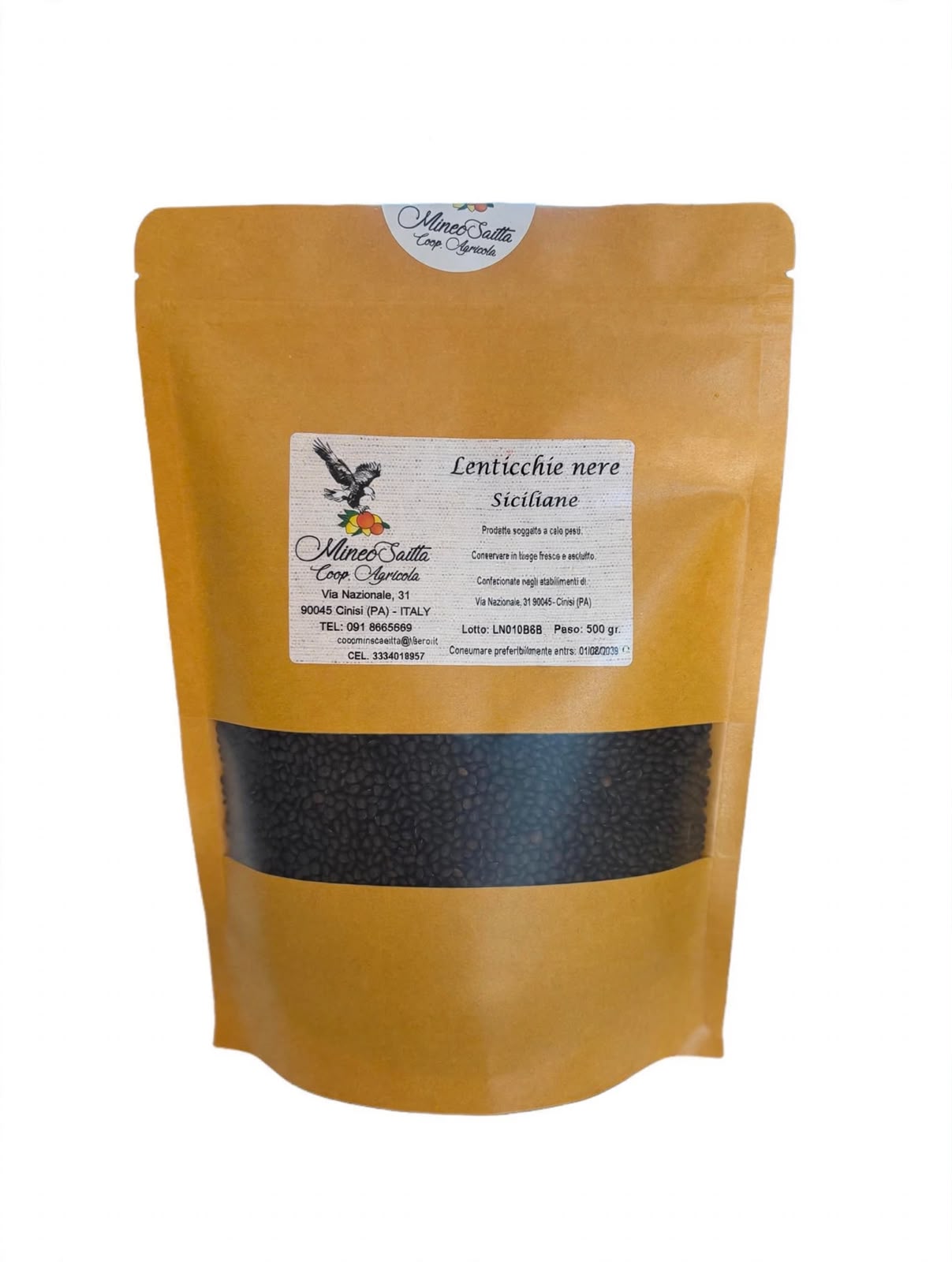 Lenticchie nere siciliane Gr. 500