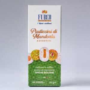 Astuccio Pasta di mandorle assortite gr. 75