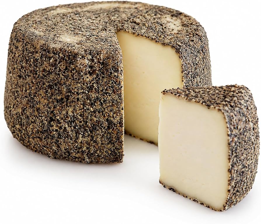 Formaggio Pecorino Stagionato al pepe nero